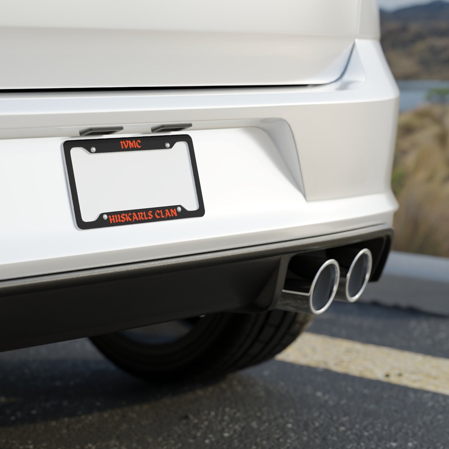IVMC Huskarls Clan License Plate Cover