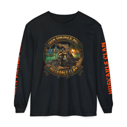 IVMC Huskarls Clan Miami Rider Long Sleeve Tee